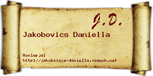 Jakobovics Daniella névjegykártya